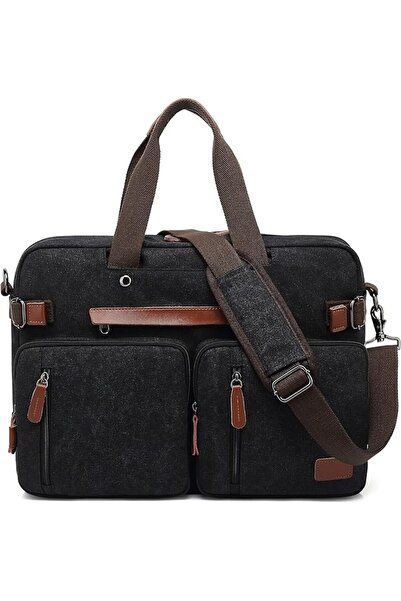 GENERAL Laptop Bag Convertible Backpack Bussiness Office Briefcase Shoulder B...