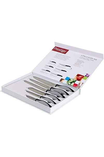 Prestige 6 piece Knife Set - PR46820, Grey, Stainless Steel