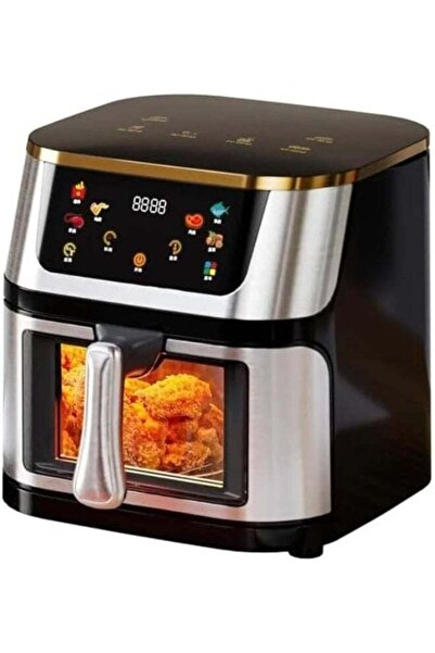 Gennext DX3409 8L Smart Air Fryer | 1800W Color Touchscreen | Oil-Free Cookin...