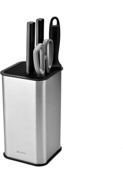 KITCHENDAO XL Stainless Steel Universal Knife Block Holder Without Knives, wi...