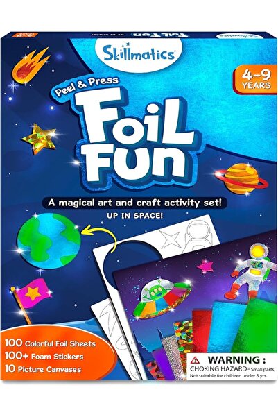 Skillmatics Foil Fun – Space, No Mess Art & Craft Kit for Kids