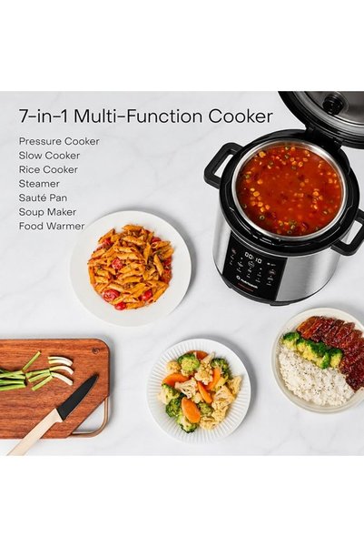 Nutricook قدر ضغط كهربائي سمارت بوت، سعة 4 لتر، 900 واط، 11 برنامج طهي، آمن للاستخدام في غسالة الأطباق