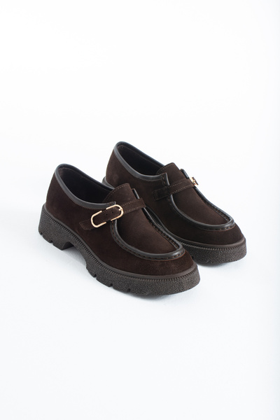 dericia shoes Sutton Women's Genuine Leather Suede Casual Shoes