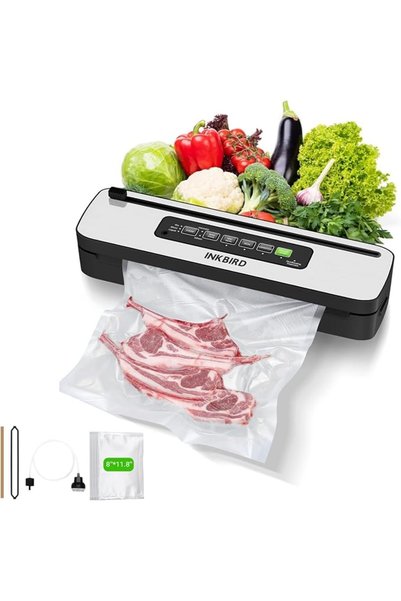 INKBIRDPLUS INKBIRD Vacuum Sealer INK-VS05, Compact One-Touch Sealing Food Pa...