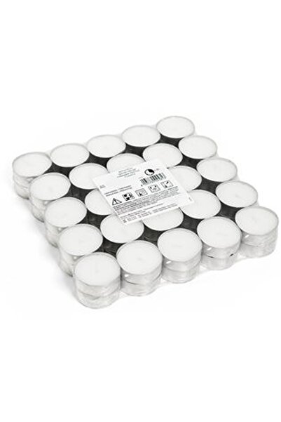 CBD CORAL BEST DEALS Lumanari tip Pastila Albe Ø3.5x1.5cm - 50buc, 3x2cm