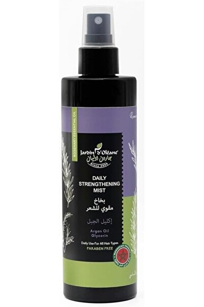 Jardin Oleane رذاذ يومي مقوي بزيت إكليل الجبل مع زيت الأرغان خالٍ من البارابين