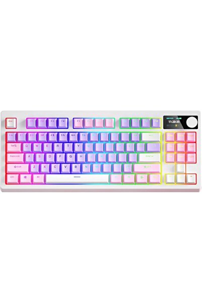 EACAM Wireless Mechanical Keyboard - R-GB Mechanical, Three Mode Connectivity...