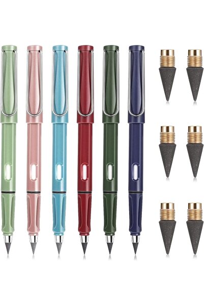 NALACAL 6 Sets Inkless Magic Pencil, Unlimited Writing Pencil, Everlasting Pe...