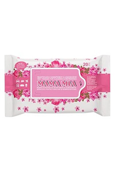 CBD CORAL BEST DEALS Servetele Umede Mama Mia cu Aroma de flori - 20buc