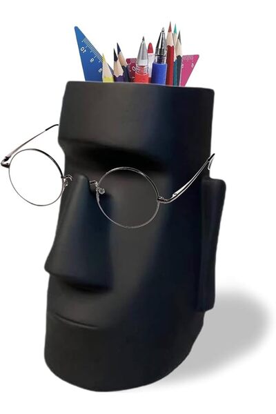 AZONEE Pencil Holder, Pen Holder for Desk, Pencil Holder with Glasses Holder,...