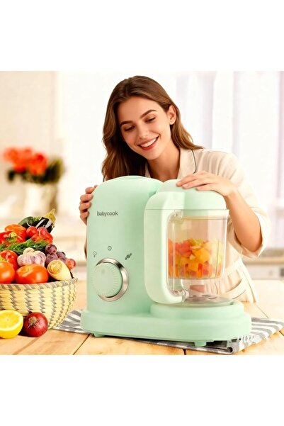 Vinnatsu خلاط طعام الأطفال 4 في 1، محضرة طعام الأطفال، خلاط طعام، جهاز طهي با...