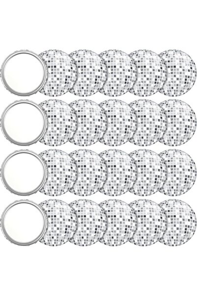 AZONEE Pocket Mirror, 12 Pcs Disco Ball Compact Mirror 2.76 Inch Vintage Roun...