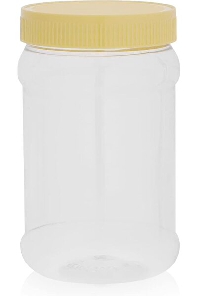 ROYALFORD 500ML Round Pet Jar With Cap, clear