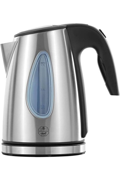 Alsaif Home Al Saif Electric Kettle 1.7 Liter 2200 Watts, Silver,Black, S7067