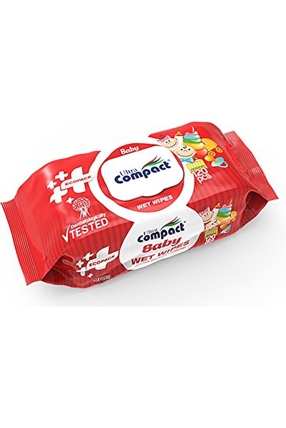 Ultra Compact Ecopack Baby Wet Wipes: Sustainable Care Pack - 120Pcs
