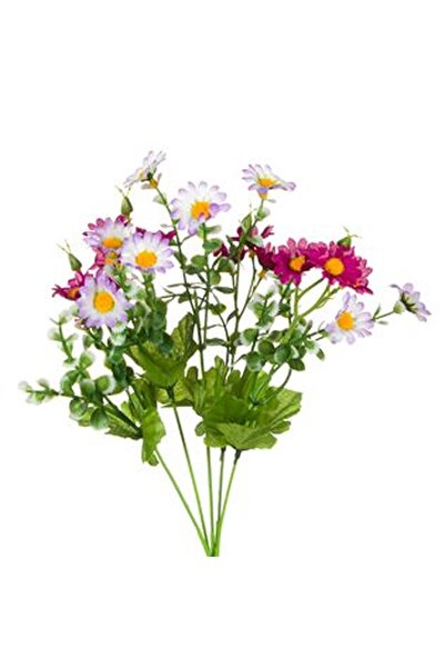 CBD CORAL BEST DEALS Buchet Flori Artificiale cu Flori Mov Lila 35cm, Plastic