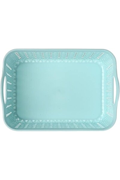 YONOVO Plastic Storage Basket 4 Piece Blue | Home & Kitchen | Storage & Organization | Baskets | Bins | Con