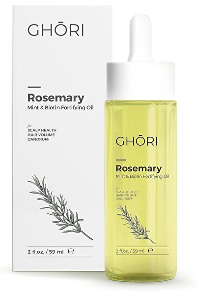 GHORI Rosemary Mint & Biotin Hair Oil | For Healthy Hair & Scalp | 59ml