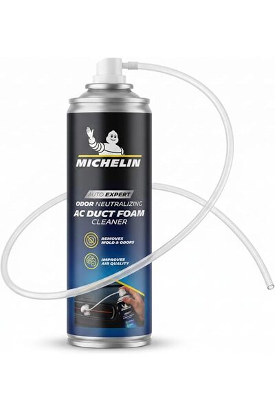 Michelin منظف مكيف السيارة 250 مل، رغوة تنظيف عميقة قابلة للتمدد، يزيل الروائ...