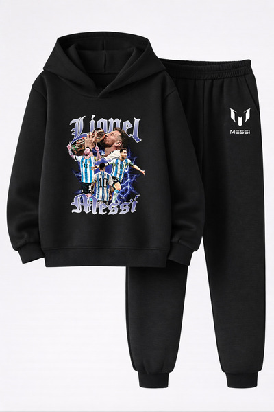 MAGORS Lionel Messi Printed 3-Yarn Quality Sweatshirt and Trackpants Kids' To...
