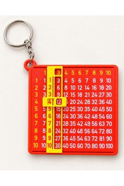 Formiqo Orange Educational Multiplication Table Keychain |   Sliding Math Learning Toy