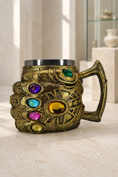 Hunga Thanos Infinity Gauntlet Tankard Mug |   Stainless Steel