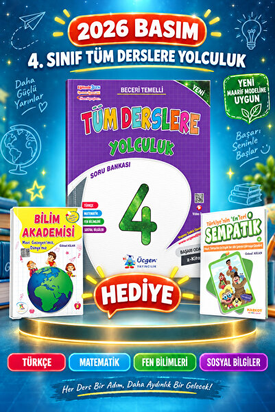 Üçgen Yayıncılık Üçgen 4.Sınıf Tüm Derslere Yolculuk Soru Bankası