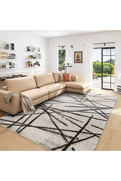 GENERAL Carpets & Rugs Soft Modern Carpet Living Room Bedroom Short Pile Rug ...