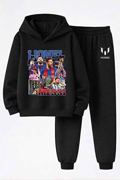 MAGORS Lionel Messi Printed 3-Yarn Quality Sweatshirt and Trackpants Kids' To...