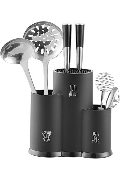 GENERAL 3-in-1 Knife Holder – Universal Knife Block & Utensil Holder, Multi-F...