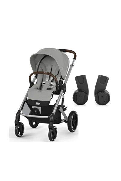 Cybex Balios S Lux Silver | Stone Grey + Ana Kucağı Adaptörü