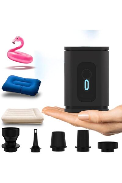 KASTWAVE مضخة هواء كهربائية للمنتجات القابلة للنفخ، مضخة هواء صغيرة محمولة تع...