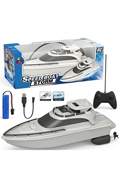 Leno High-Speed RC Racing Boat Toy With Streamlined Hull For Kids 6+