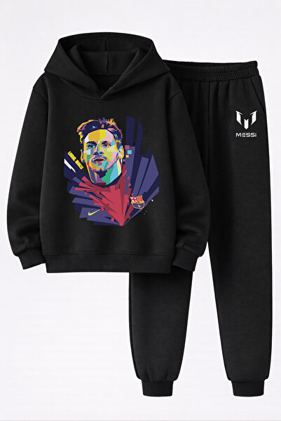 MAGORS Lionel Messi Printed 3-Yarn Quality Sweatshirt and Trackpants Kids' To...