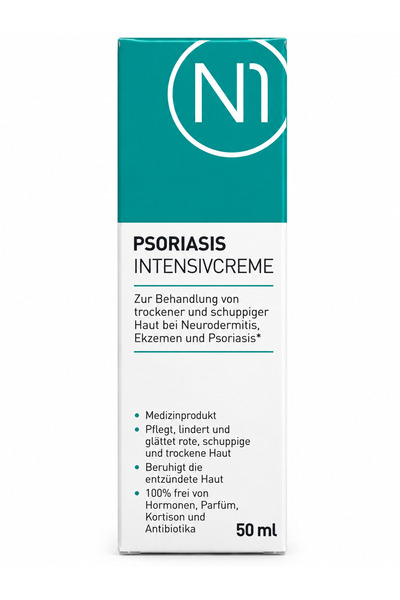 N1 Psoriasis Intensivcreme, cremă intensivă pentru piele uscată și descuamată...