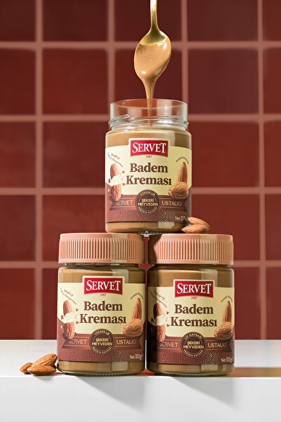 Servet Badem Kreması 315g 3'lü Paket