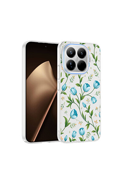 zore Xiaomi 15t Pro Case with Floral and Bow Pattern, Camera Raised Design, S...