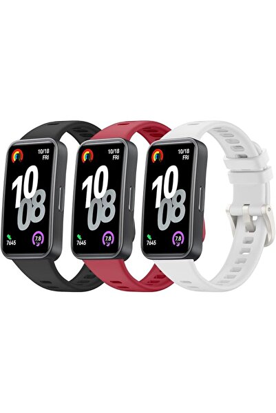GENERAL Silicone Band for Huawei Band 8/Huawei Band 9/Huawei Band 10 Strap Re...