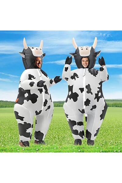 MIAOKe Inflatable Costume for Adult, Blow up Funny Fancy Dress, Halloween Chr...