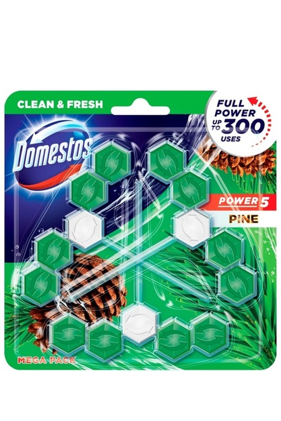 Domestos Aromalux Odorizant de toaletă Trandafir Alb 3X55G