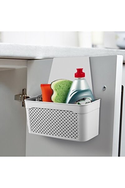 CBD CORAL BEST DEALS Cos Organizator Suspendabil din Plastic Alb pentru Dulap...