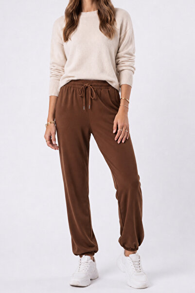 Veleno Women's Brown Modal Elastic Cuffed Loose Fit Comfortable Stylish Sweat...