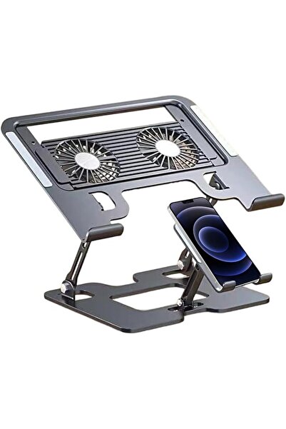 GENERAL Laptop Stand Adjustable 360° Rotating Base Ergonomic Notebook Riser F...