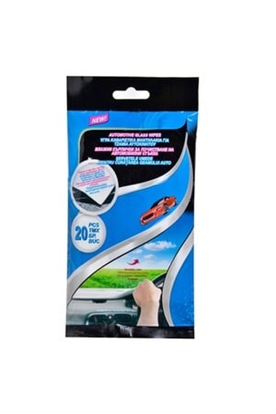 CBD CORAL BEST DEALS Servetele Umede Curatare Geam Auto - 20buc