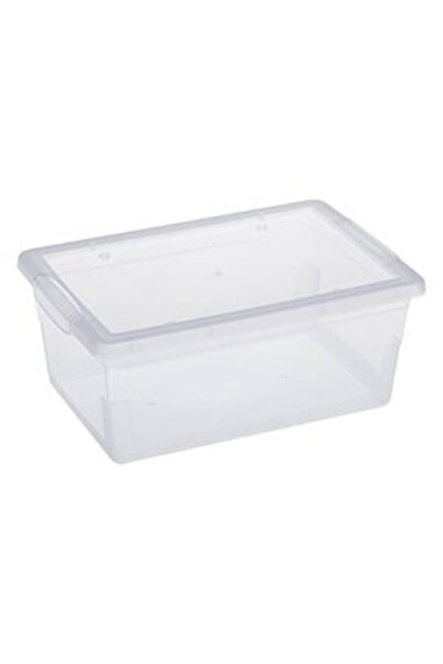 CBD CORAL BEST DEALS Cutie de Depozitare din Plastic Transparent cu Capac 4L