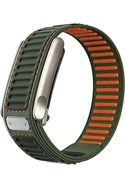 KOWVOWZ Nylon Silicone Sport Replacement Strap, Silicone Sport Band Breathabl...