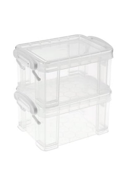 CBD CORAL BEST DEALS Cutii de Depozitare cu Capac de Plastic Transparent 10, ...