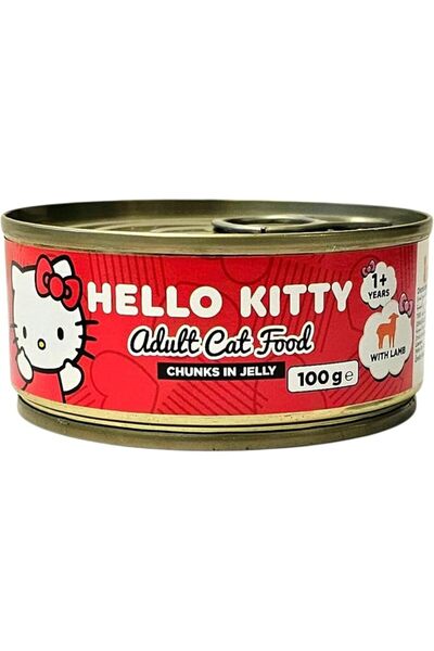 Hello Kitty طعام رطب بنكهة لحم الضأن للقطط 100 جرام