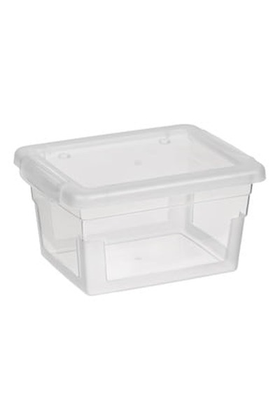 CBD CORAL BEST DEALS Cutie de Depozitare din Plastic Transparent cu Capac 1.3L