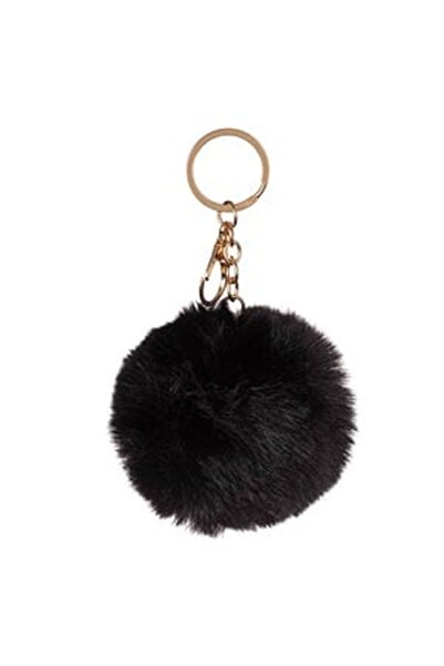 CBD CORAL BEST DEALS Breloc Pompon Negru 10cm